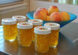 Jars of Peach Jam recipe found in the website of Fix Bros. Fruit Farm, Hudson, New York